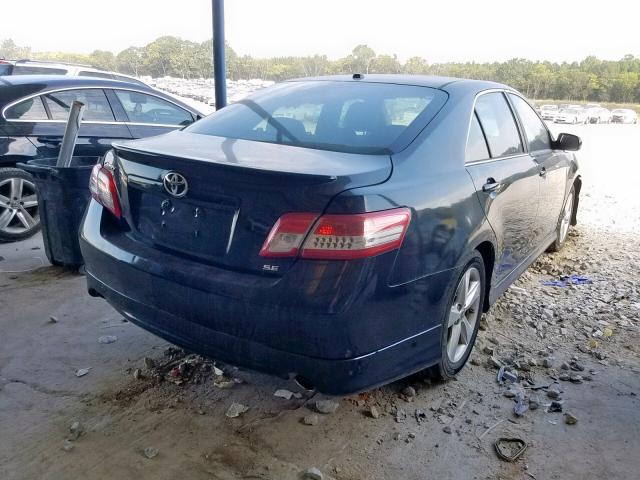 4T1BF3EK0BU216084 - 2011 TOYOTA CAMRY BASE BLACK photo 4