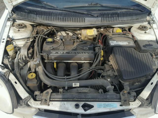 1B3ES46C2YD504676 - 2000 DODGE NEON BASE WHITE photo 7