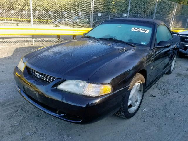 1FALP45T8RF187040 - 1994 FORD MUSTANG GT BLACK photo 2