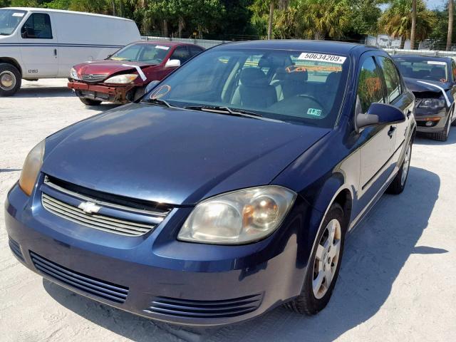 1G1AL58F287269503 - 2008 CHEVROLET COBALT LT BLUE photo 2