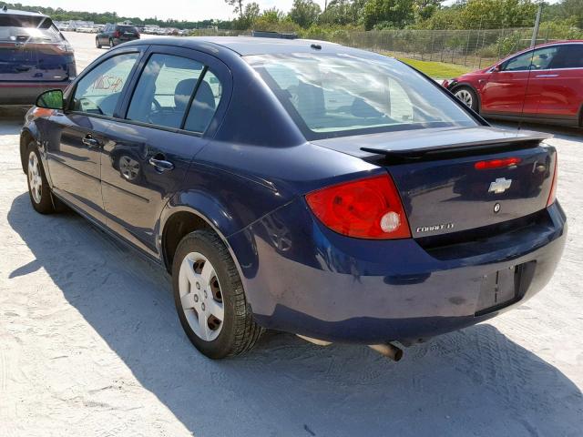 1G1AL58F287269503 - 2008 CHEVROLET COBALT LT BLUE photo 3