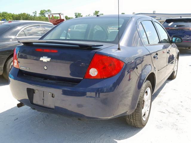 1G1AL58F287269503 - 2008 CHEVROLET COBALT LT BLUE photo 4