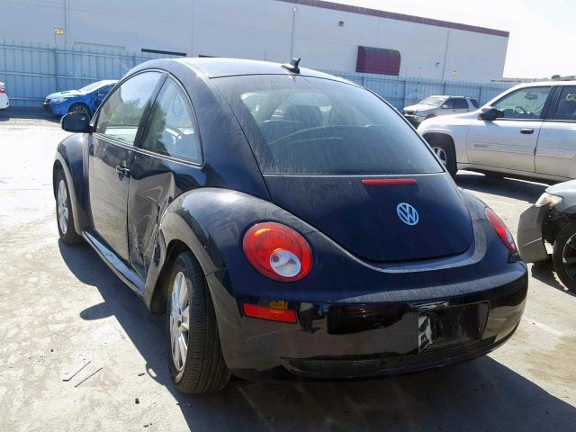 3VWRG31C39M512923 - 2009 VOLKSWAGEN NEW BEETLE შავი ფოტო 3