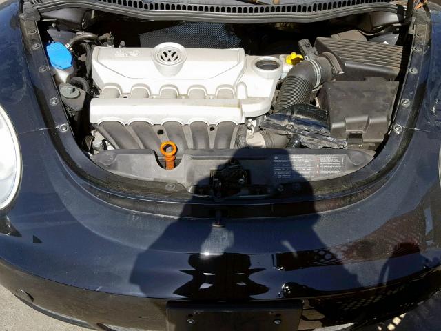 3VWRG31C39M512923 - 2009 VOLKSWAGEN NEW BEETLE შავი ფოტო 7
