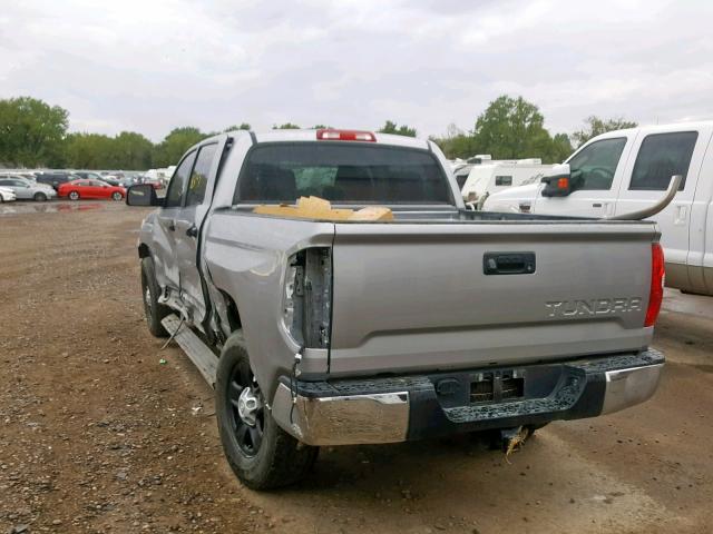 5TFDY5F18GX494746 - 2016 TOYOTA TUNDRA CRE SILVER photo 3