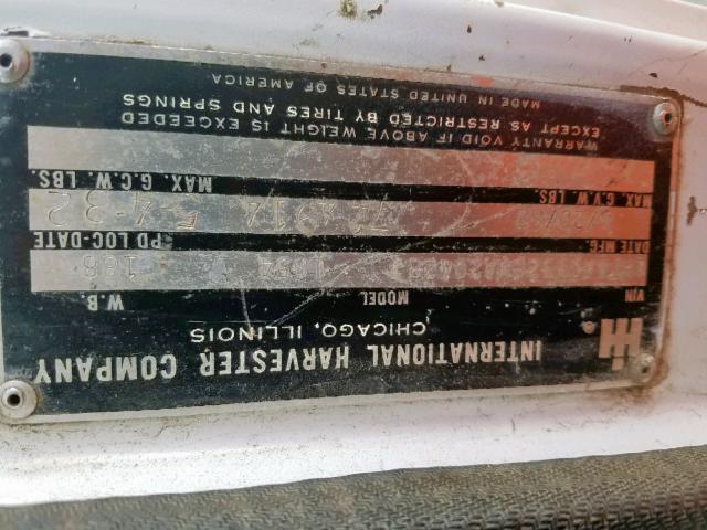 1HTAA1952CHA20428 - 1982 INTERNATIONAL S-SERIES 1 白色 照片 10