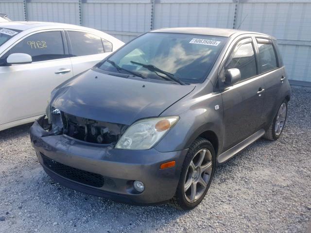 JTKKT624240073467 - 2004 TOYOTA SCION XA GRAY photo 2