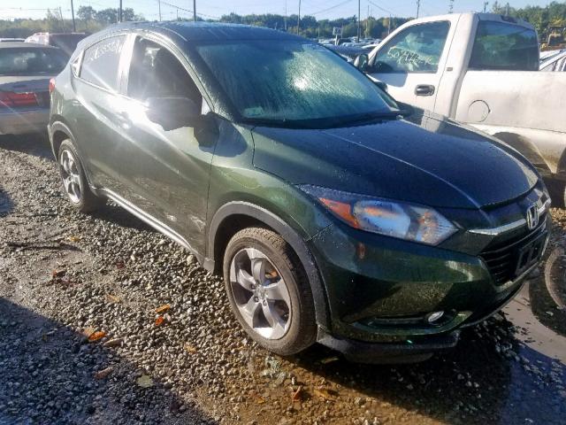 3CZRU6H54HM732388 - 2017 HONDA HR-V EX GREEN photo 1