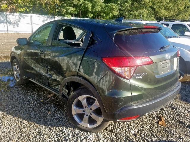 3CZRU6H54HM732388 - 2017 HONDA HR-V EX GREEN photo 3