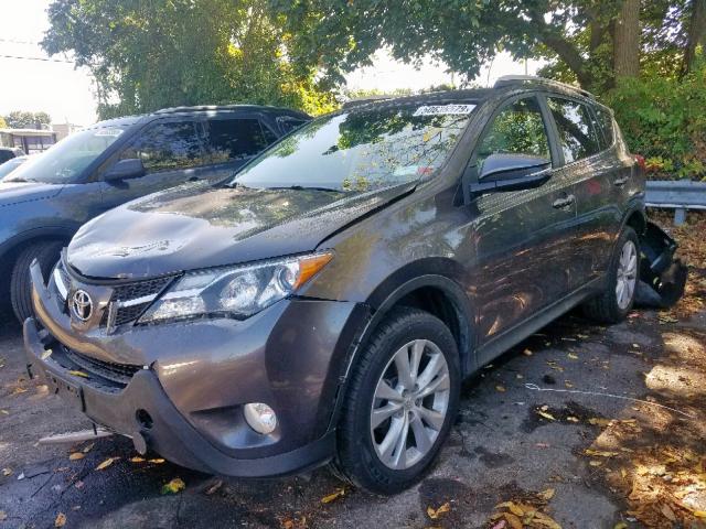 2T3DFREV7EW144107 - 2014 TOYOTA RAV4 LIMIT GRAY photo 2