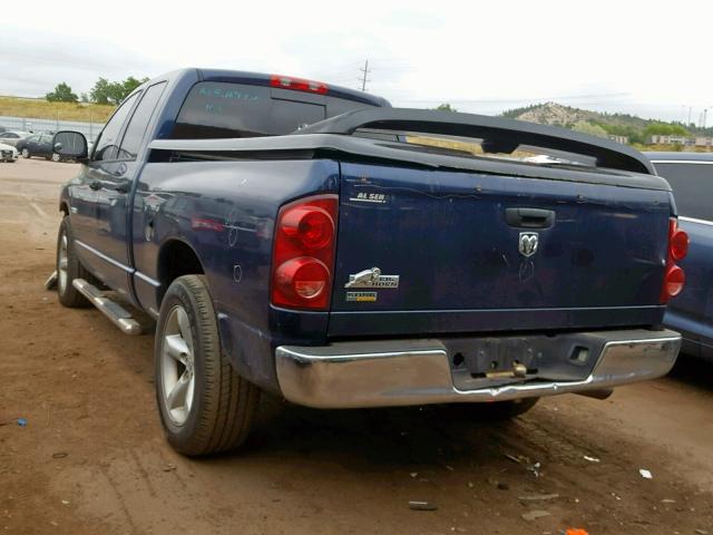 1D7HA18NX8J225723 - 2008 DODGE RAM 1500 S BLUE photo 3