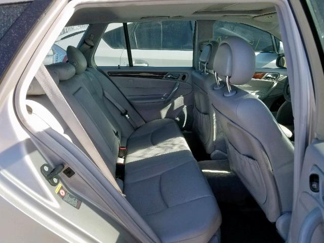 WDBRH61J43F352878 - 2003 MERCEDES-BENZ C 240 SPOR GRAY photo 6