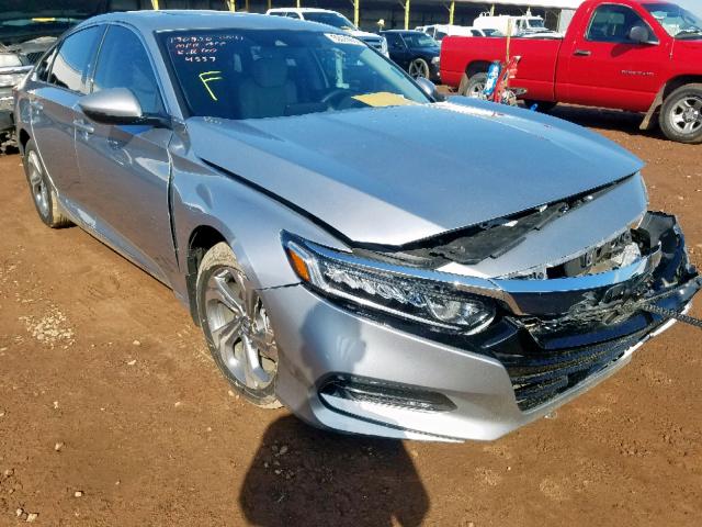 1HGCV1F51JA194557 - 2018 HONDA ACCORD EXL SILVER photo 1