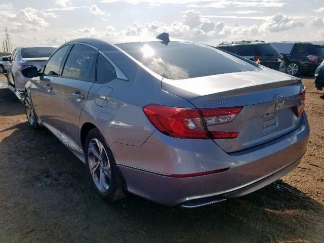 1HGCV1F51JA194557 - 2018 HONDA ACCORD EXL SILVER photo 3