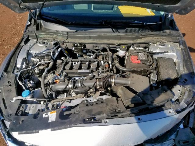 1HGCV1F51JA194557 - 2018 HONDA ACCORD EXL SILVER photo 7