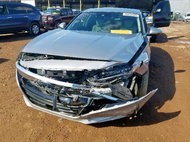 1HGCV1F51JA194557 - 2018 HONDA ACCORD EXL SILVER photo 9