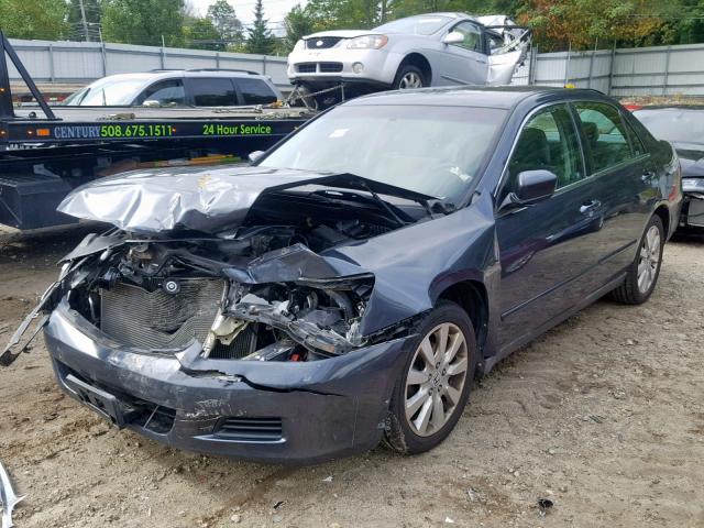 1HGCM66477A029239 - 2007 HONDA ACCORD SE CHARCOAL photo 2