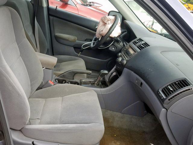 1HGCM66477A029239 - 2007 HONDA ACCORD SE CHARCOAL photo 5