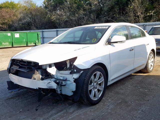 1G4GC5EG1AF121204 - 2010 BUICK LACROSSE C WHITE photo 2