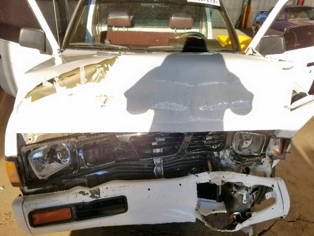 1N6SD11S7PC336835 - 1993 NISSAN TRUCK SHOR WHITE photo 7