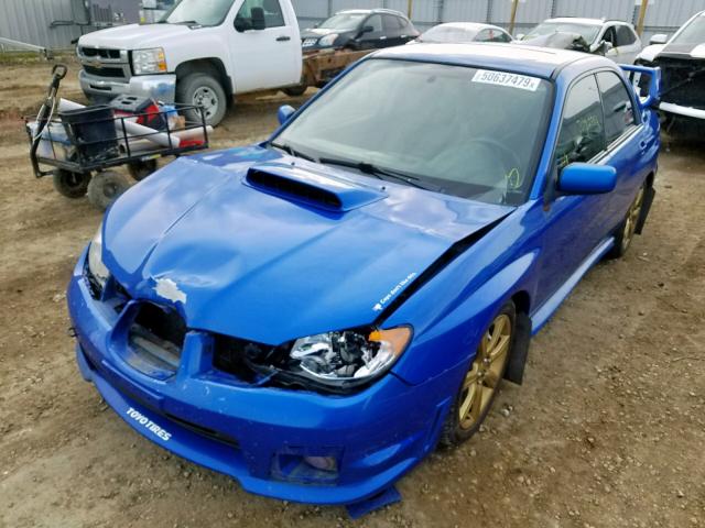 JF1GD79626G500895 - 2006 SUBARU IMPREZA WR BLUE photo 2