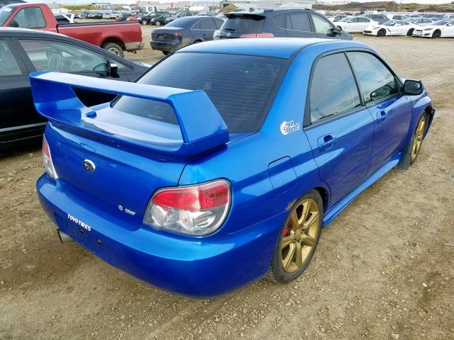 JF1GD79626G500895 - 2006 SUBARU IMPREZA WR BLUE photo 4