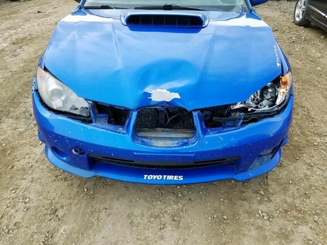 JF1GD79626G500895 - 2006 SUBARU IMPREZA WR BLUE photo 9