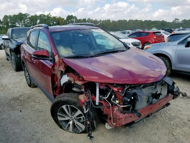 2T3WFREV7JW488622 - 2018 TOYOTA RAV4 ADVEN RED photo 1