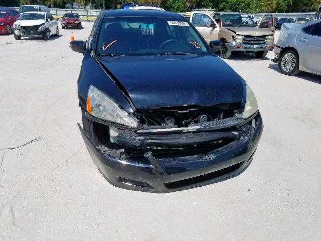 1HGCM65837A055339 - 2007 HONDA ACCORD EX BLACK photo 9