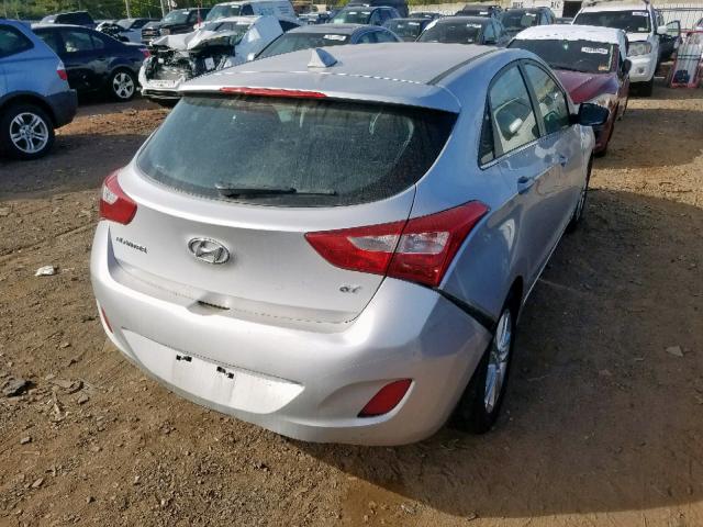 KMHD35LE8DU152728 - 2013 HYUNDAI ELANTRA GT SILVER photo 4