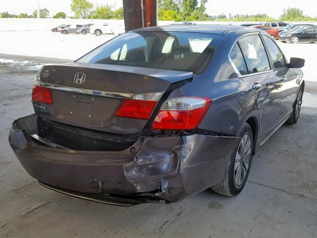 1HGCR2F37DA222553 - 2013 HONDA ACCORD LX CHARCOAL photo 4