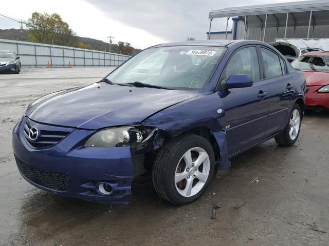 JM1BK123841154309 - 2004 MAZDA 3 S BLUE photo 2