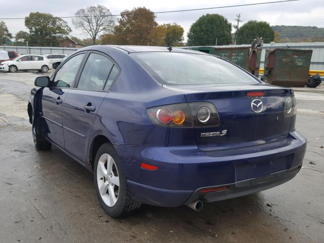 JM1BK123841154309 - 2004 MAZDA 3 S BLUE photo 3