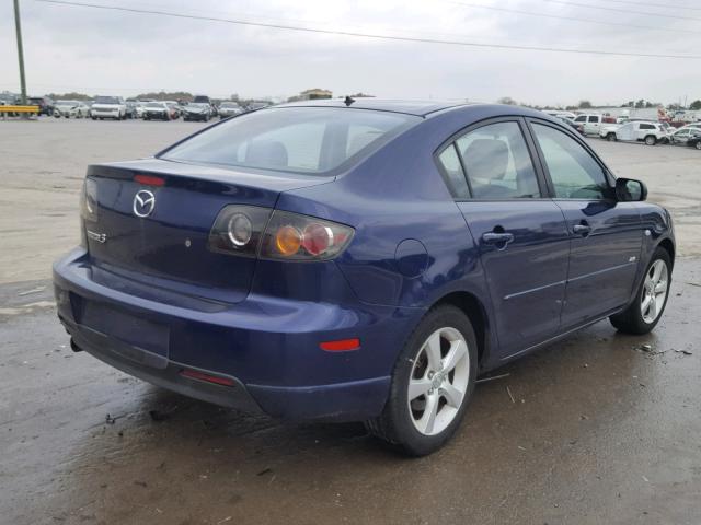 JM1BK123841154309 - 2004 MAZDA 3 S BLUE photo 4