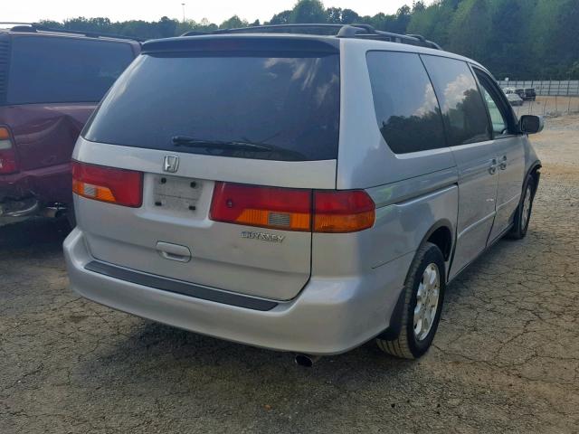 5FNRL18834B093909 - 2004 HONDA ODYSSEY EX GRAY photo 4