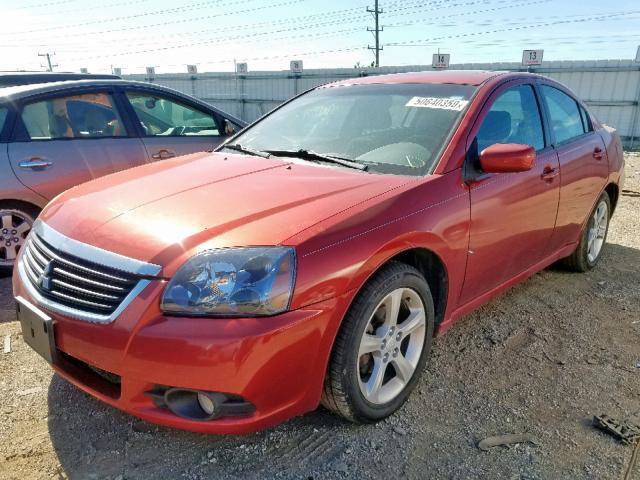 4A3AB36F79E009237 - 2009 MITSUBISHI GALANT ES RED photo 2