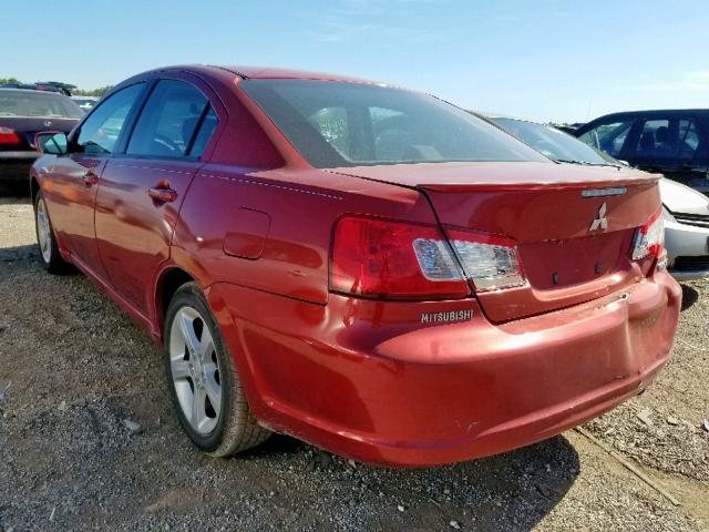 4A3AB36F79E009237 - 2009 MITSUBISHI GALANT ES RED photo 3