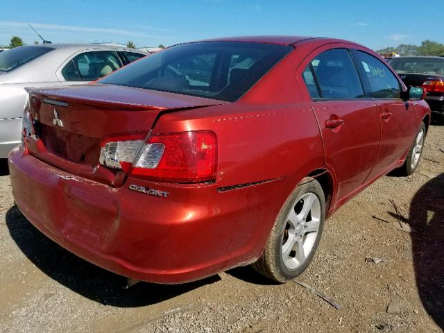 4A3AB36F79E009237 - 2009 MITSUBISHI GALANT ES RED photo 4