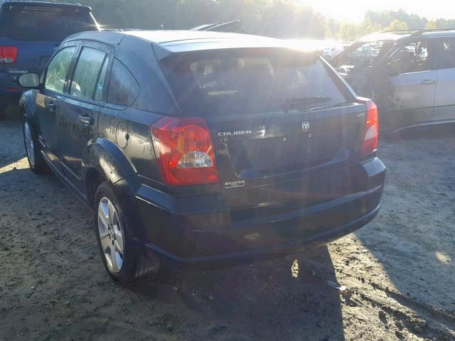 1B3HB48B17D255321 - 2007 DODGE CALIBER SX BLACK photo 3