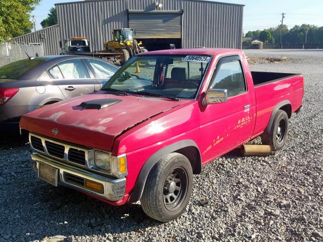 1N6SD11S0RC421311 - 1994 NISSAN TRUCK BASE RED photo 2