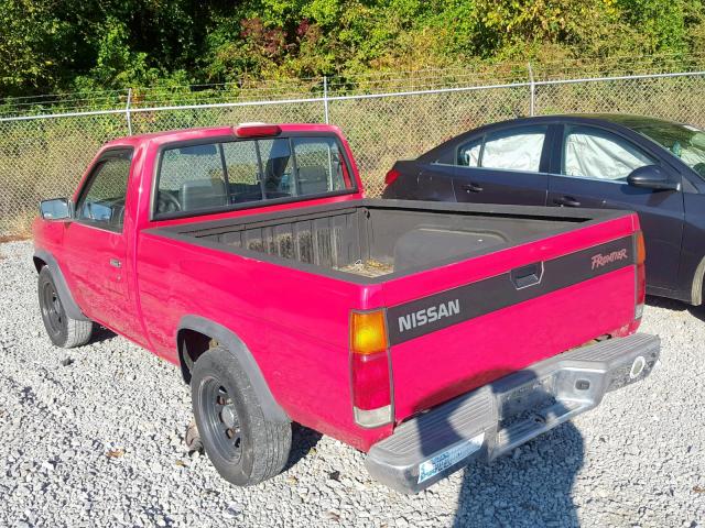 1N6SD11S0RC421311 - 1994 NISSAN TRUCK BASE RED photo 3