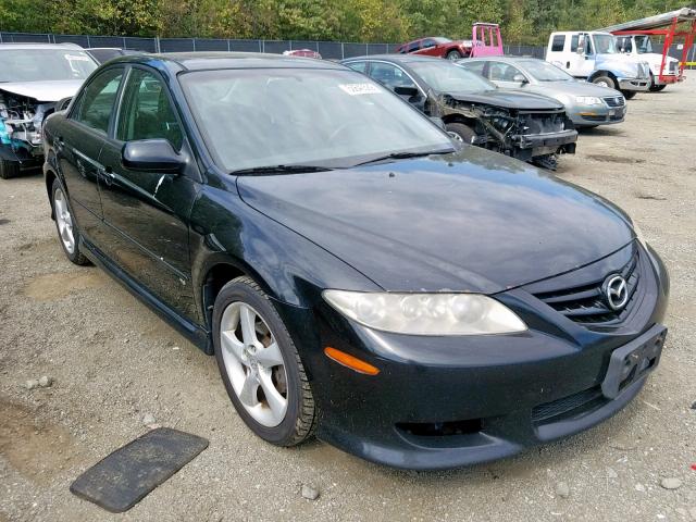 1YVFP80D835M51802 - 2003 MAZDA 6 S BLACK photo 1