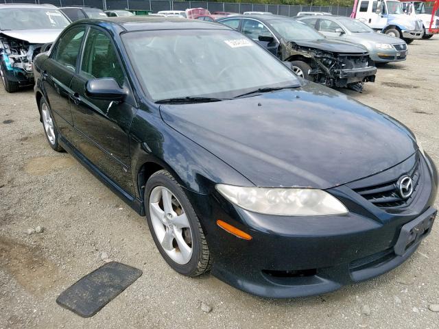 1YVFP80D835M51802 - 2003 MAZDA 6 S BLACK photo 9