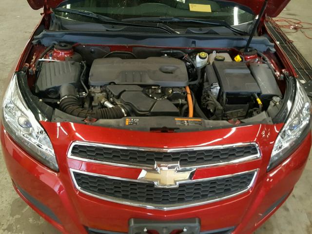 1G11D5SR8DF353986 - 2013 CHEVROLET MALIBU 1LT წითელი ფოტო 7