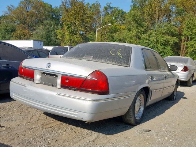 2MEFM75W3XX611168 - 1999 MERCURY GRAND MARQ SILVER photo 4