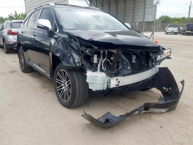 2T2ZK1BA5CC068250 - 2012 LEXUS RX 350 BLACK photo 1