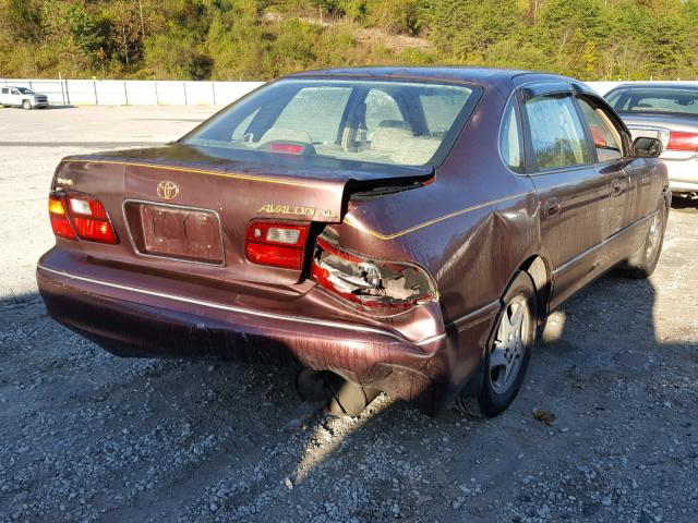 4T1BF18B3XU297606 - 1999 TOYOTA AVALON XL BURGUNDY photo 4