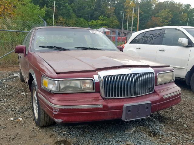 1LNLM83W4TY605267 - 1996 LINCOLN TOWN CAR C BURGUNDY photo 9