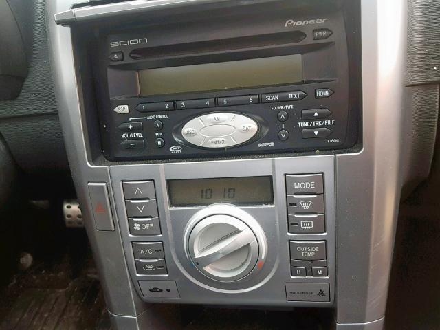 JTKDE167650031623 - 2005 TOYOTA SCION TC ვერცხლისფერი ფოტო 9