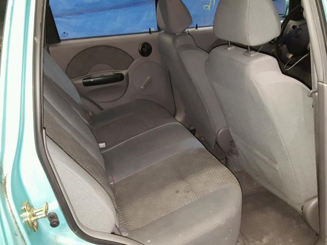 KL1TD62605B311744 - 2005 CHEVROLET AVEO BASE Dəniz mavisi foto 6